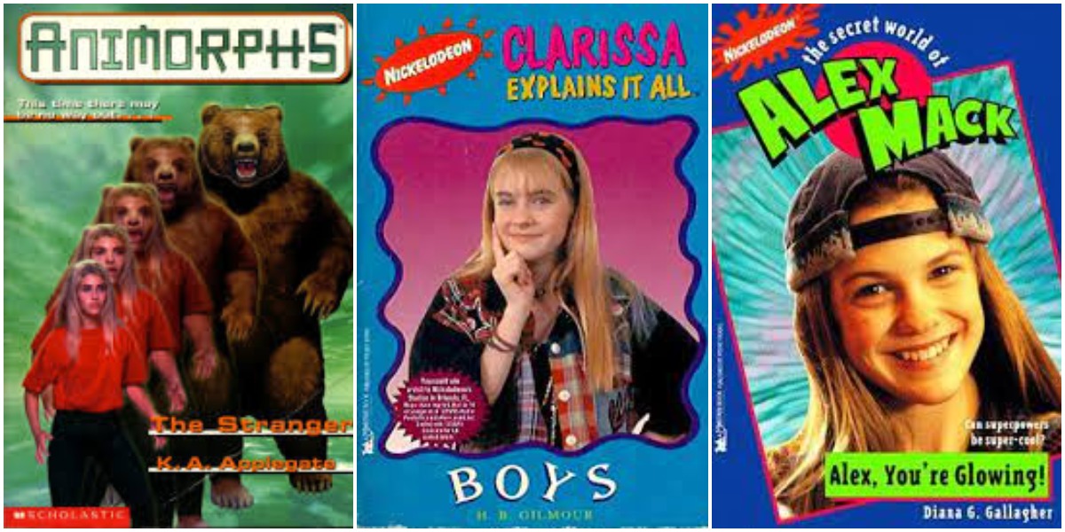 Animorphs, Clarissa, and Alex Mack books