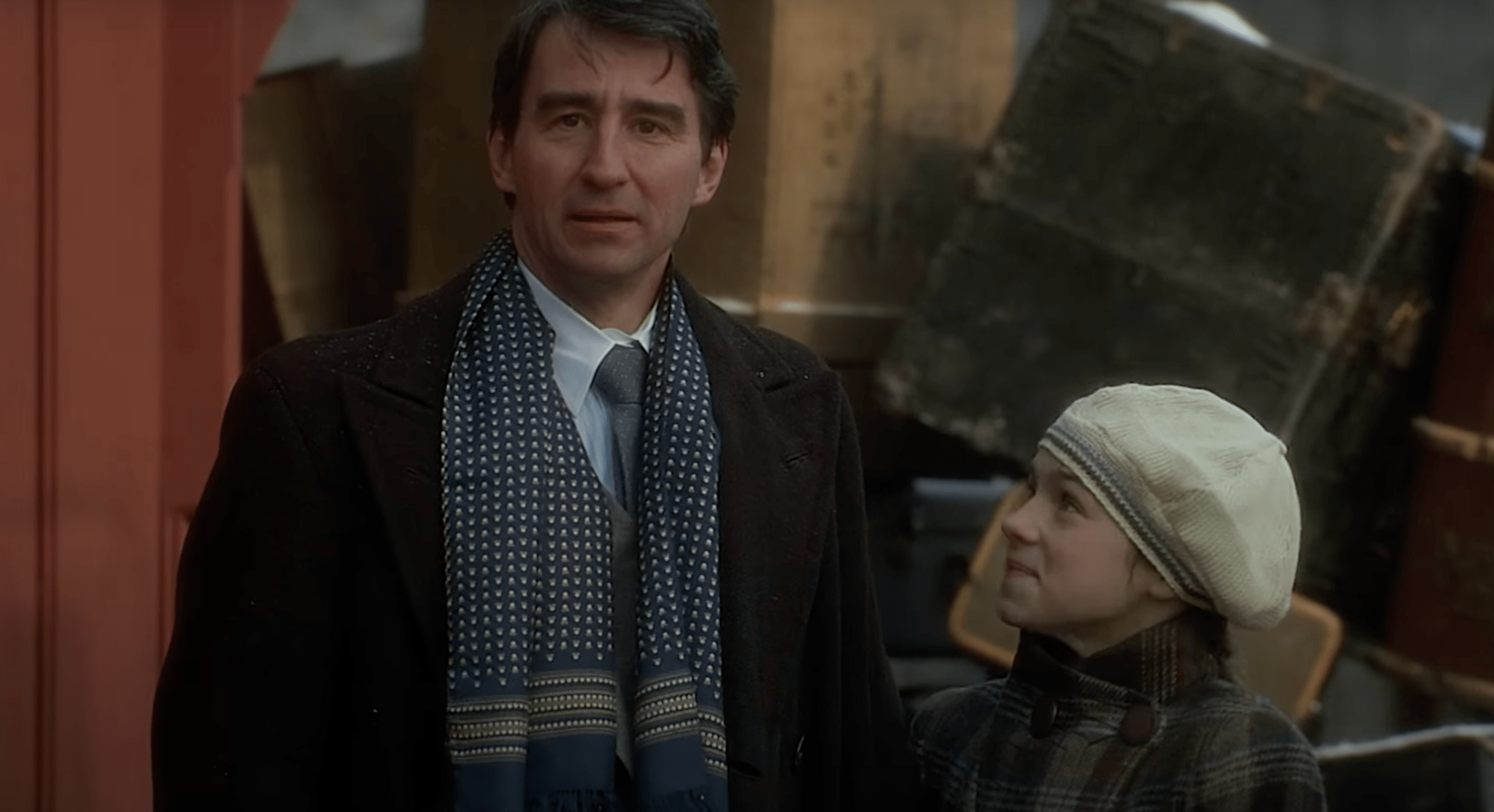 Jane smiling at her dad