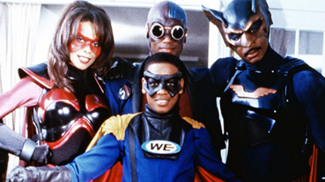 Up, Up and Away superhero cast photo