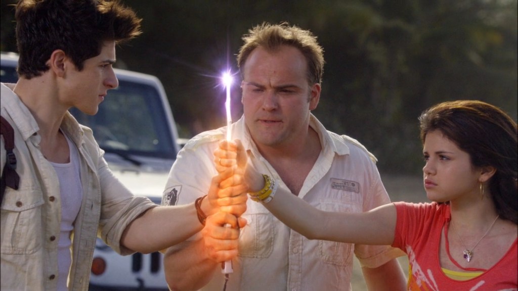 Alex and Justin preparing to do the Wizard competition, with Jerry's help