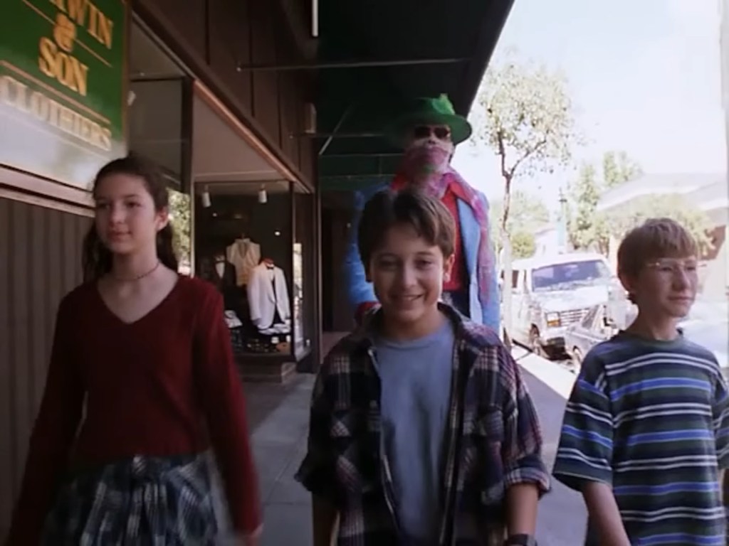 Gilbert, Marshall, Amy, Harold walking