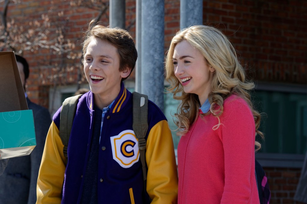 Jacob Bertrand and Peyton List in The Swap